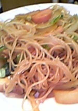 おさかなソーセージでビーフン！-レシピのメイン写真