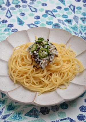 しらすと塩こぶのパスタ-レシピのメイン写真