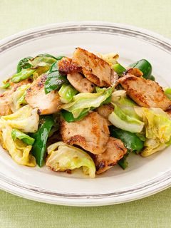 鶏むね肉とキャベツのオイスターマヨ炒め-レシピのメイン写真