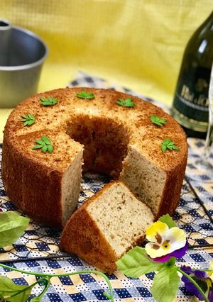 筍シフォンケーキ-レシピのメイン写真