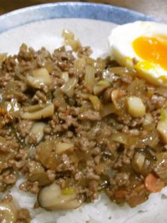 ひき肉でルーローハン-レシピのメイン写真