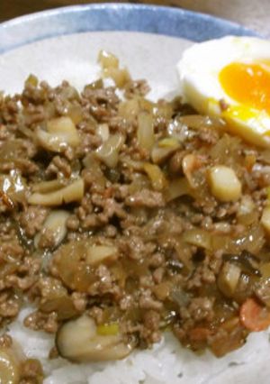 ひき肉でルーローハン-レシピのメイン写真