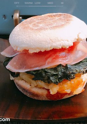 ロスティのマフィンサンド-レシピのメイン写真