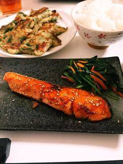 鮭の甘辛酢ごま照り焼き-レシピのメイン写真