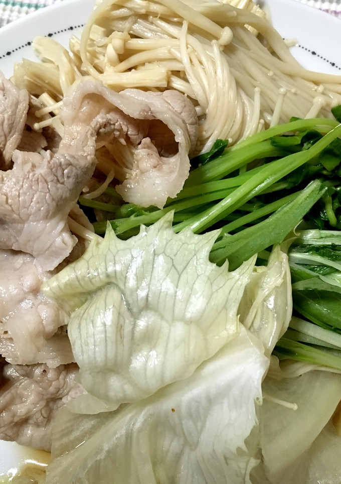 たっぷり野菜の簡単冷しゃぶ-レシピのメイン写真
