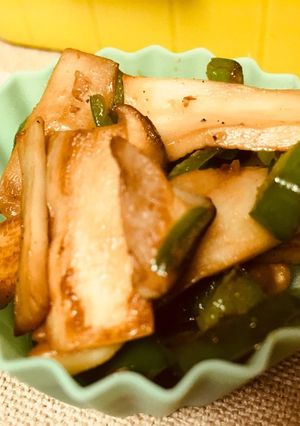 簡単お弁当に！エリンギピーマンバター醤油-レシピのメイン写真