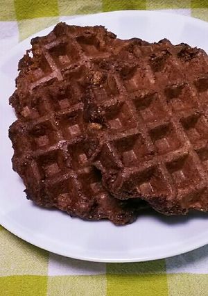 便秘解消♪食物繊維たっぷりワッフル-レシピのメイン写真