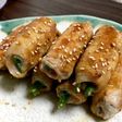 インゲンと人参の豚ロース巻き