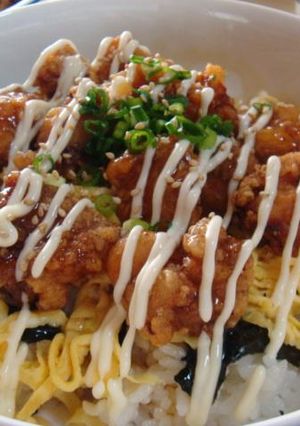 鶏マヨ丼-レシピのメイン写真
