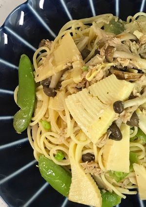 春野菜の和風パスタ-レシピのメイン写真