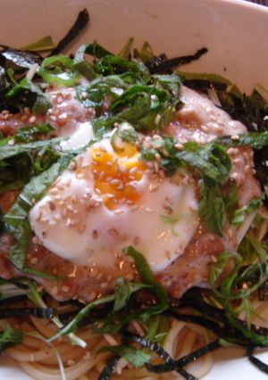 納豆*梅パスタ-レシピのメイン写真