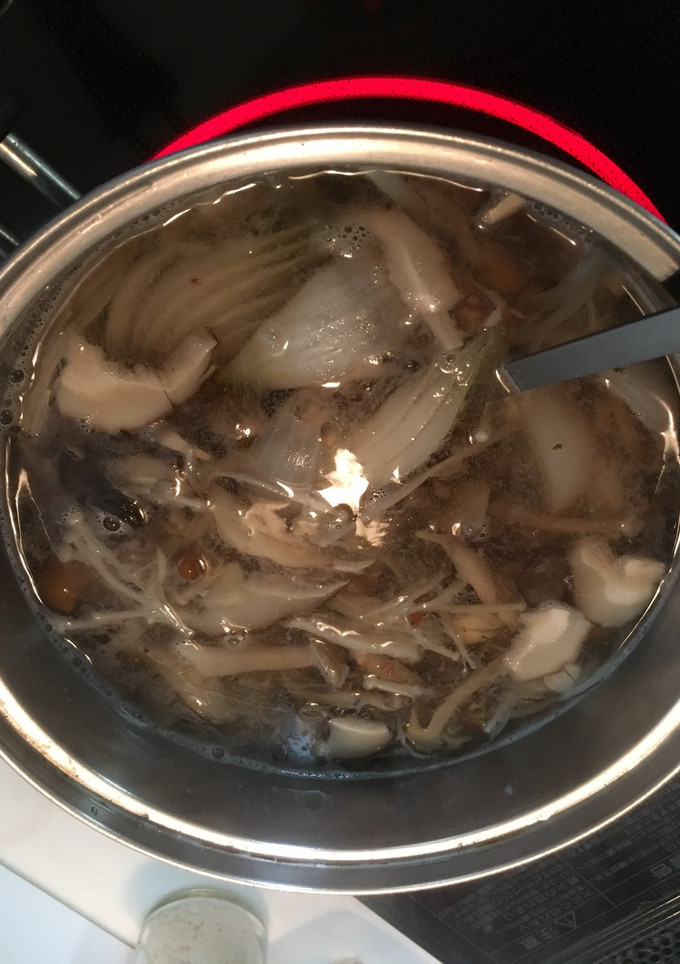重ね煮のきのこたっぷり！梅の湯豆腐-レシピのメイン写真