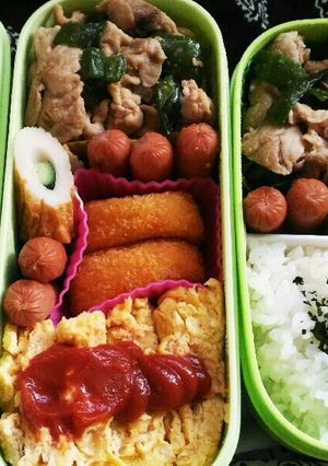 20180410お弁当-レシピのメイン写真