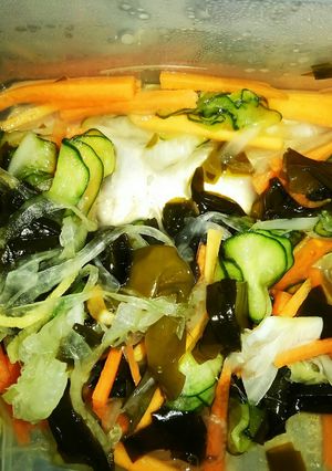 わかめときゅうりと玉ねぎの酢の物-レシピのメイン写真