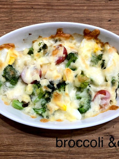 ブロッコリーとエリンギのチーズ焼き-レシピのメイン写真