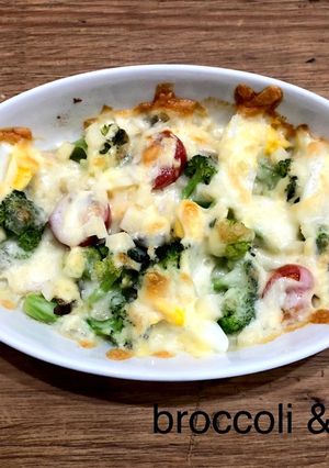 ブロッコリーとエリンギのチーズ焼き-レシピのメイン写真