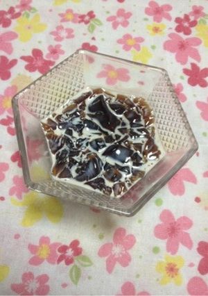 私の好きなコーヒーゼリーの食べ方♪-レシピのメイン写真