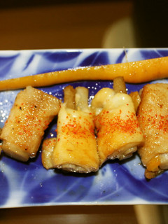 おつまみ!ごぼうの鶏皮巻き-レシピのメイン写真