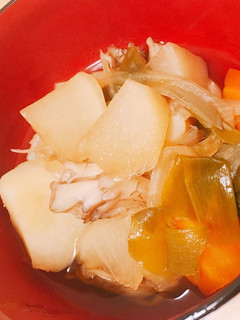 短い時間でしみしみ♪野菜たっぷり煮物-レシピのメイン写真