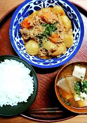 坦々風肉じゃが-レシピのメイン写真