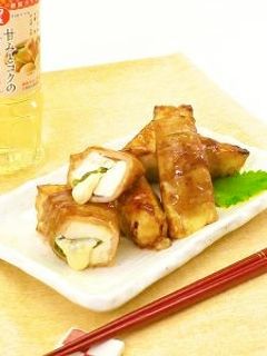 糖質オフ!簡単 厚揚げチーズ肉巻き-レシピのメイン写真