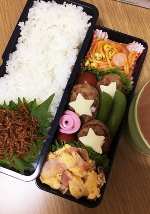 2018／4／10お弁当-レシピのメイン写真