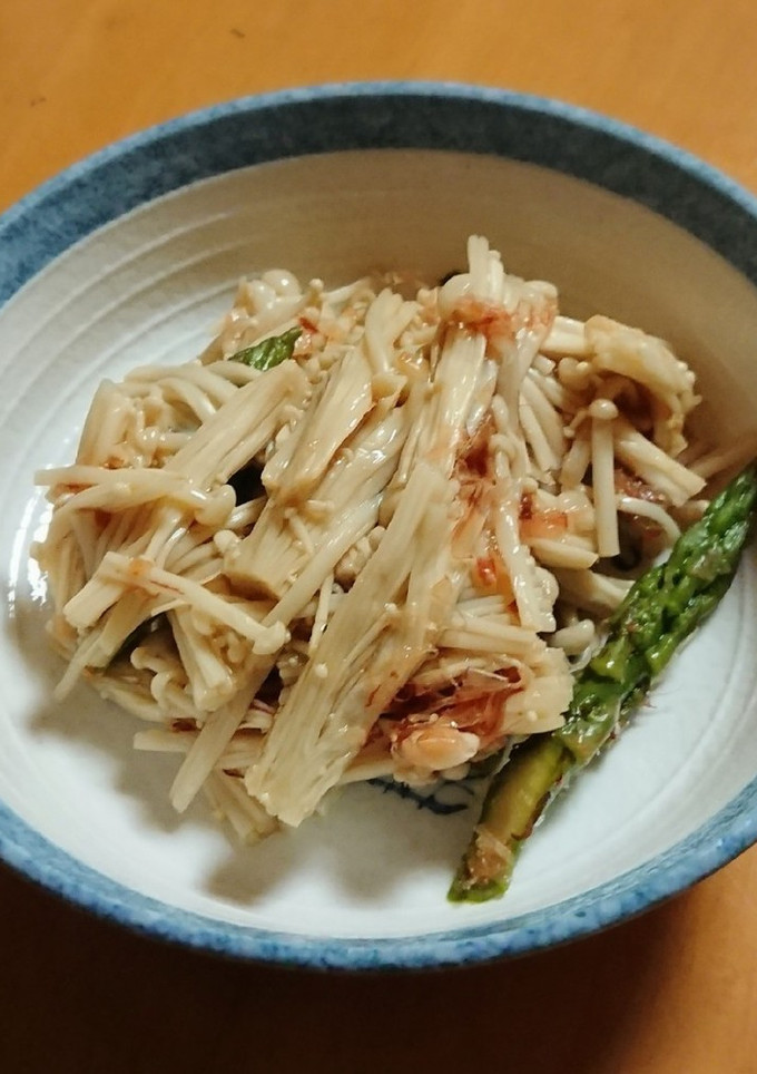 アスパラとエノキのおかか和え-レシピのメイン写真