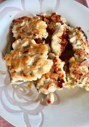 ねぎ香る鶏むね肉のお焼き-レシピのメイン写真