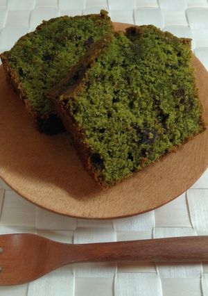 食べ続けたい♡チョコ入り抹茶ケーキ-レシピのメイン写真