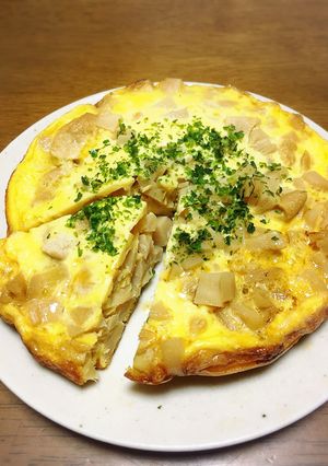 たけのこそぼろのオムレツ-レシピのメイン写真