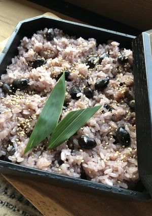 お黒飯　（黒豆おこわ）-レシピのメイン写真