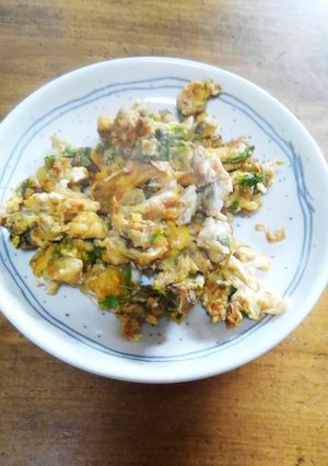 ふきのとうのしょっぱめ玉子焼き-レシピのメイン写真
