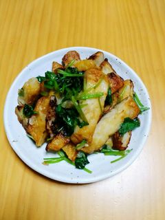 ✨さつま揚げとほうれん草のゴマ油炒め✨-レシピのメイン写真
