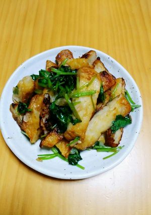 ✨さつま揚げとほうれん草のゴマ油炒め✨-レシピのメイン写真