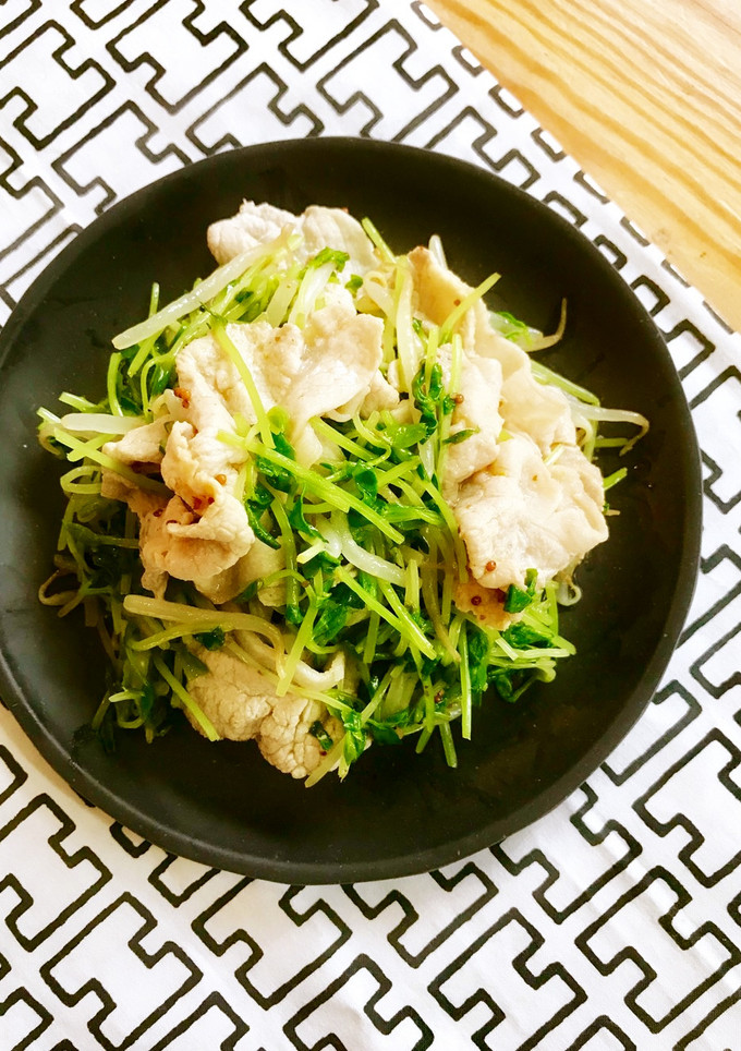 豚しゃぶと豆苗もやしの作り置きサラダ-レシピのメイン写真