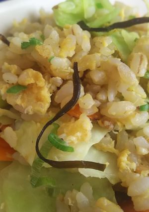 春キャベツのW昆布炒飯☆-レシピのメイン写真