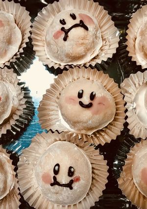 もちもち❤︎いちごinクリームチーズ大福-レシピのメイン写真