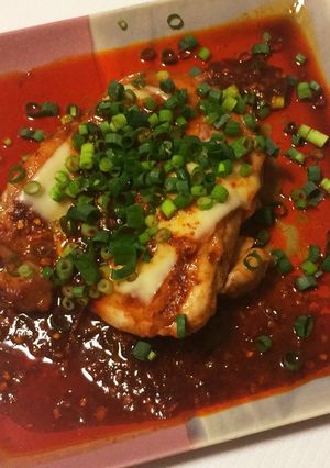 食べるラー油とチーズのチキンソテー-レシピのメイン写真