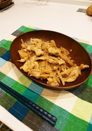 簡単☆鶏むね肉カレー風味のバターポン炒め-レシピのメイン写真