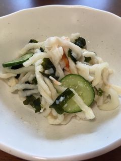 簡単!切り干し大根とワカメの酢の物-レシピのメイン写真