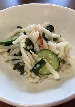 簡単！切り干し大根とワカメの酢の物-レシピのメイン写真