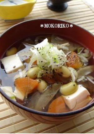 豆★けんちん汁-レシピのメイン写真