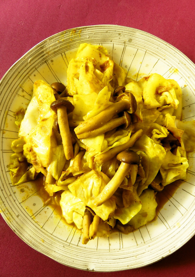 ☺簡単♪キャベツとしめじのカレー炒め☺-レシピのメイン写真