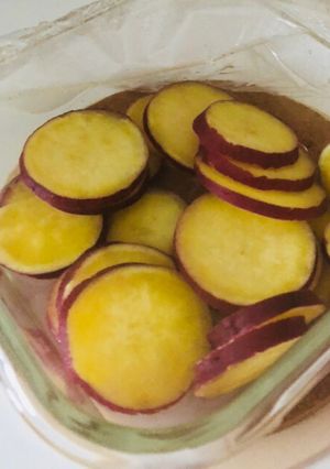 レンジで簡単★お弁当に★さつまいもの甘煮-レシピのメイン写真