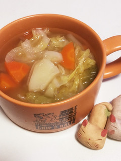 簡単★野菜たっぷりコンソメスープ♬-レシピのメイン写真