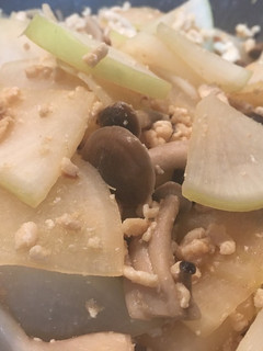 春!大根のみそそぼろ炒め-レシピのメイン写真
