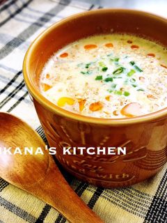 豆乳で作る☆担々麺風ピリ辛スープ☆-レシピのメイン写真