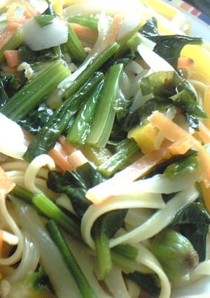 色とりどり野菜のスパゲティ-レシピのメイン写真