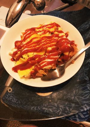 パンチのきいたオムライス-レシピのメイン写真