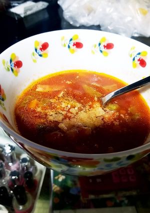 トマト缶で、ミネストローネ♪-レシピのメイン写真